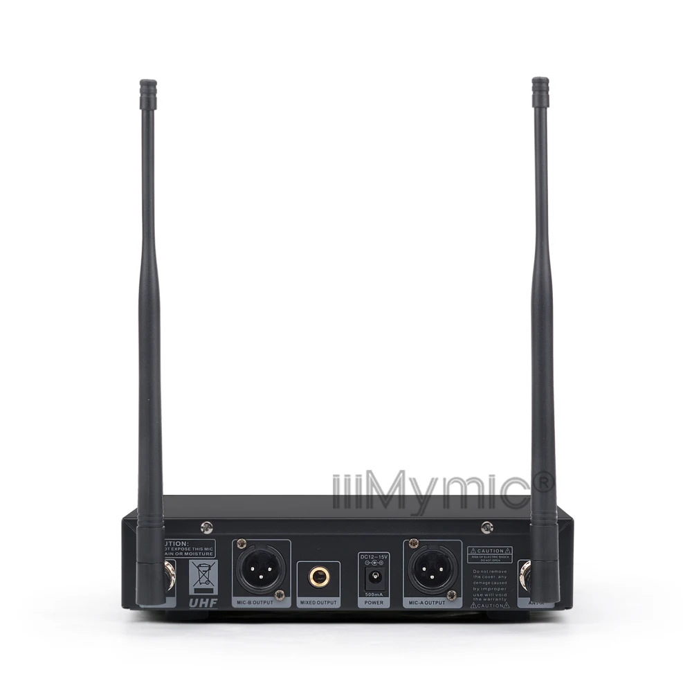 IU-612 PLL UHF Wireless Microphone System 2 way