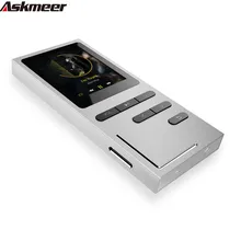 Askmeer Металл HiFi MP3 плеер строить-в Динамик FM 8 ГБ 1.8 дюймов без потерь Музыкальный плеер Поддержка MP3/ ape/aac/FLAC/OGG/wma E-Book