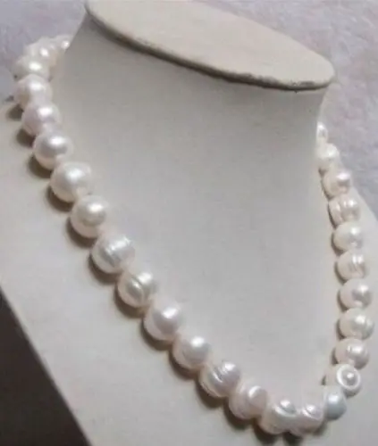 

FREE shipping>> Beautiful 10-11MM white akoya Pearl necklace 17" LL003 new