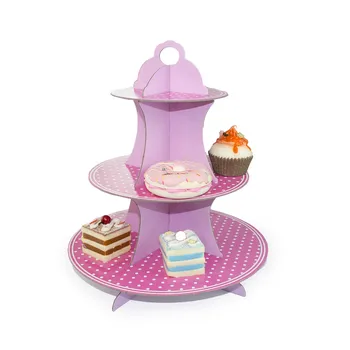 

Paper Cake Stand Round Cup Cupcake Holder Wedding Birthday Party Decorations Events Dessert Sugarcrafts Display Stands