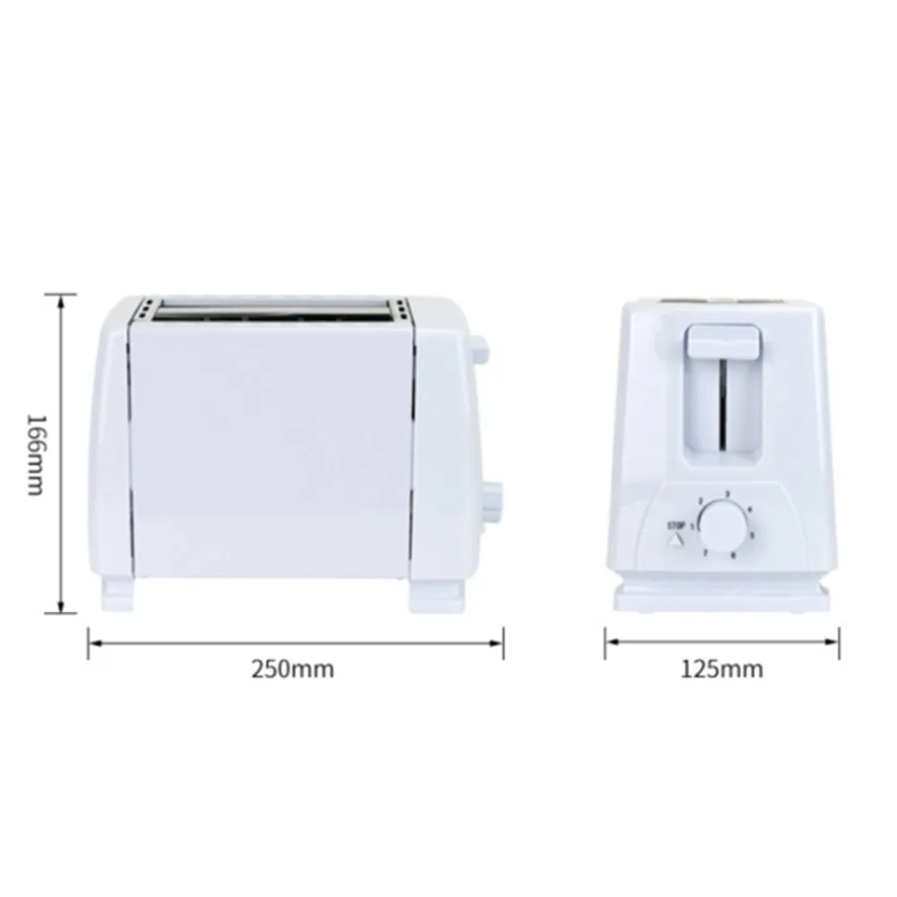 

Toaster 2 Slices Home Multi-function Automatic Stainless Steel 7 Modes Of Browning Control Breakfast Machine Kitchen Tool