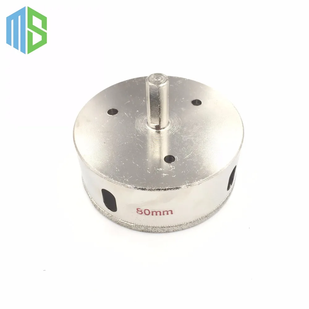 80mm Diamond Coated Core Drill Bit Tile Glass Marble Tile Granite