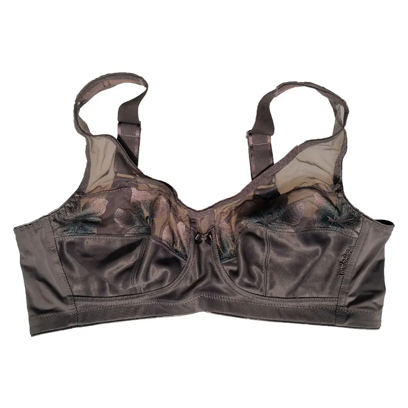 

Bow Perspective Gauze Embroidery Flower Wide Strap Comfortable Sexy Bra for Women Intimate Lingerie Underwear Gift BRB032