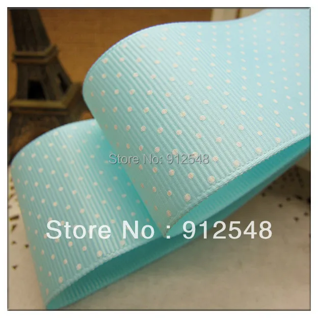 

38dmnyd014,width 1-1/2"(38mm) ,10 yards new arrival high quality beautiful dots 100% polyester printed grosgrain ribbon