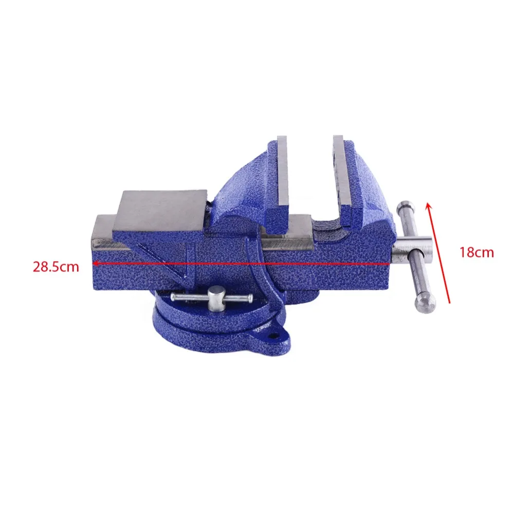 Top Quality High Hardness Durability Heavy Duty Engineers Vice Swivel Base Clamp Jaw Work Bench