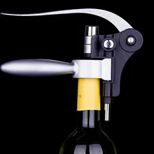 1 шт., высокое качество, черный кролик, нержавеющая сталь, красное вино, набор инструментов для открывания пробковых бутылок, штопор для шин, воротничок, подарочный набор OK 0377