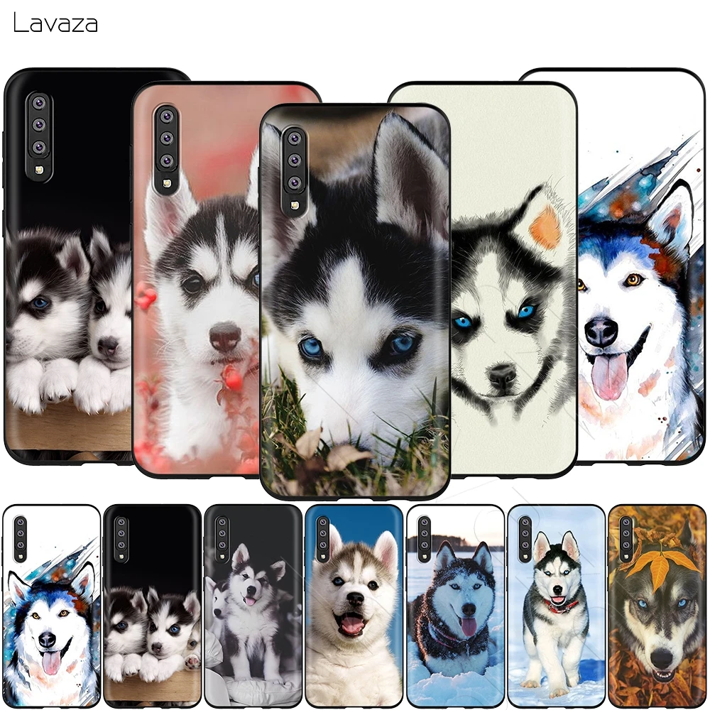 Lavaza животного щенка хаски собака чехол для Samsung Галактики S6 S7 край J6 S8 S9 S10 плюс A3 A5
