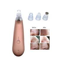 4 сменные головки лица пор Чистый вакуума для удаления угрей масла комедонов всасывания Алмазная Микродермабразия дермабразия устройства