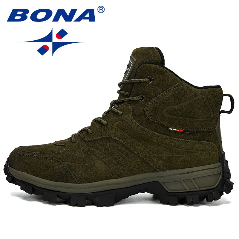 Tanie BOAN 2019 nowi projektanci buty górskie mężczyźni antypoślizgowe nosić buty wspinaczkowe Outdoor Men polowanie trampki trekkingowe wygodne
