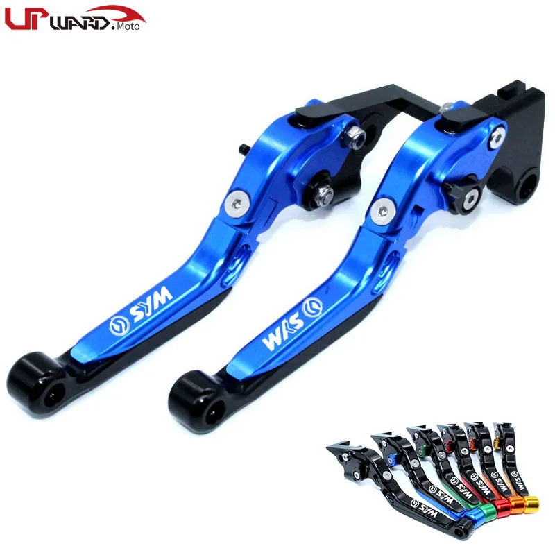 

For SYM CRUISYM 300 2017 2018 2019 Motorcycle Accessories CNC Adjustable Folding Extendable Brake Clutch Lever With logo
