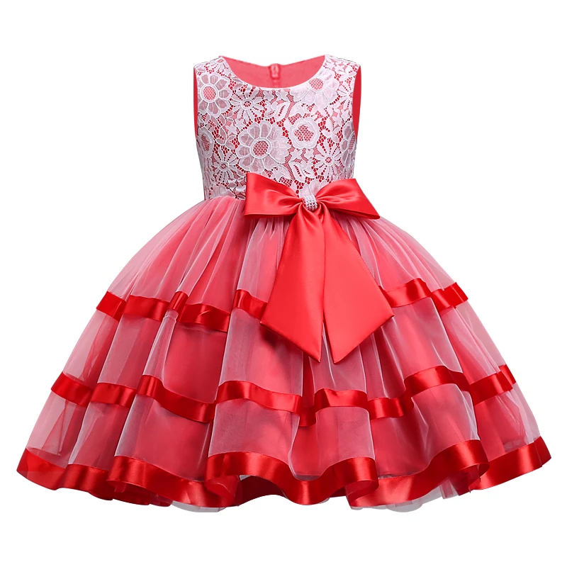 Детская одежда Новое Кружевное платье для девочек детское платье на свадьбу и день рождения костюм принцессы для выпускного вечера для девочек элегантное платье для детей от 2 до 12 лет