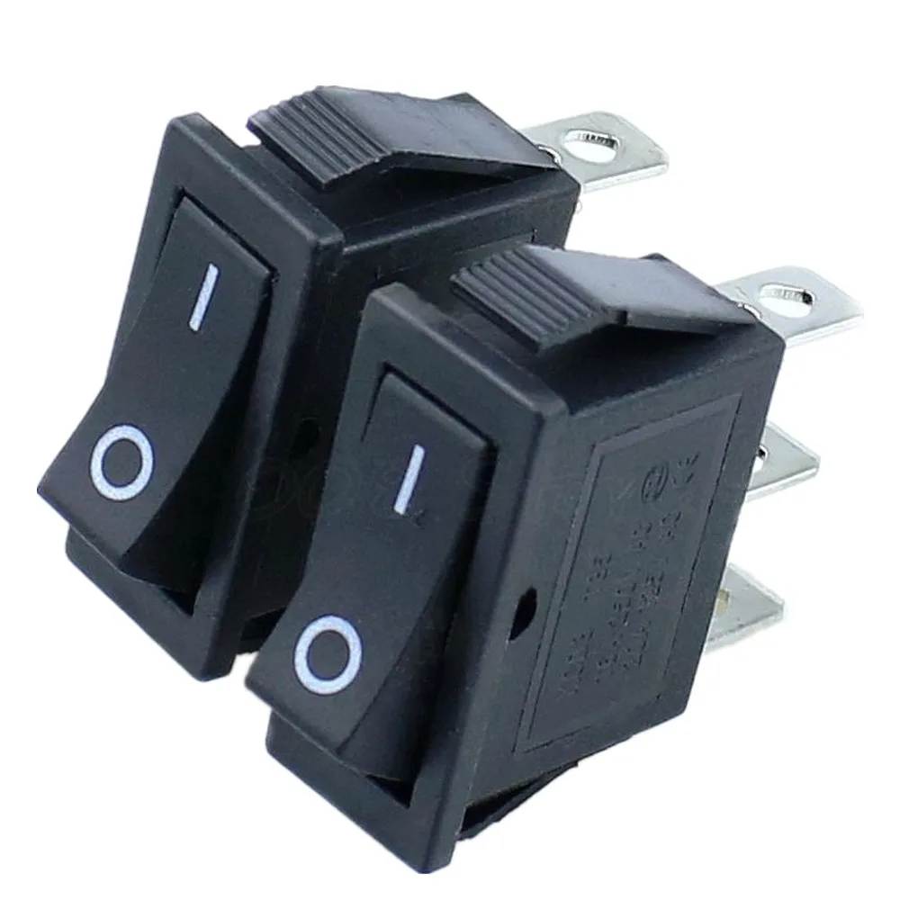 5 шт. большой выключатель DPST BLACK с подсветкой 20A 125 В 16 А 250 KCD3|switch 12v|switch switchdpst rocker switch
