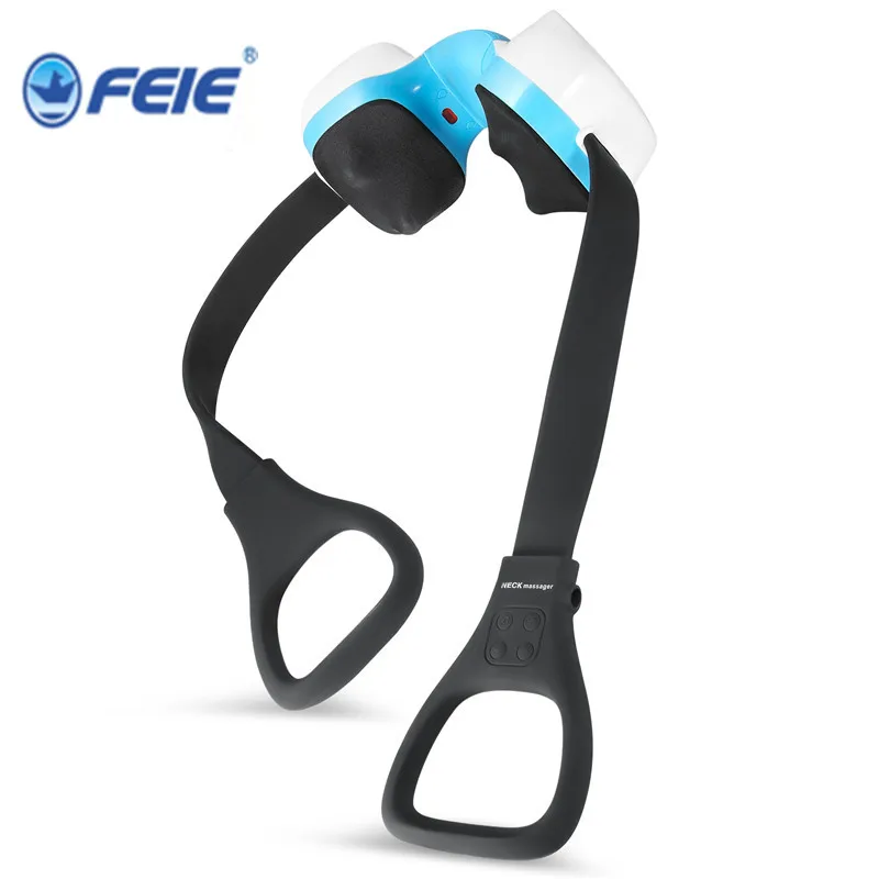 

FEIE Far Infrared Heat Neck Massager Low-Frequency Pulse Cervical Vertebra Therapy Instrument Remote Control for elderly S-302