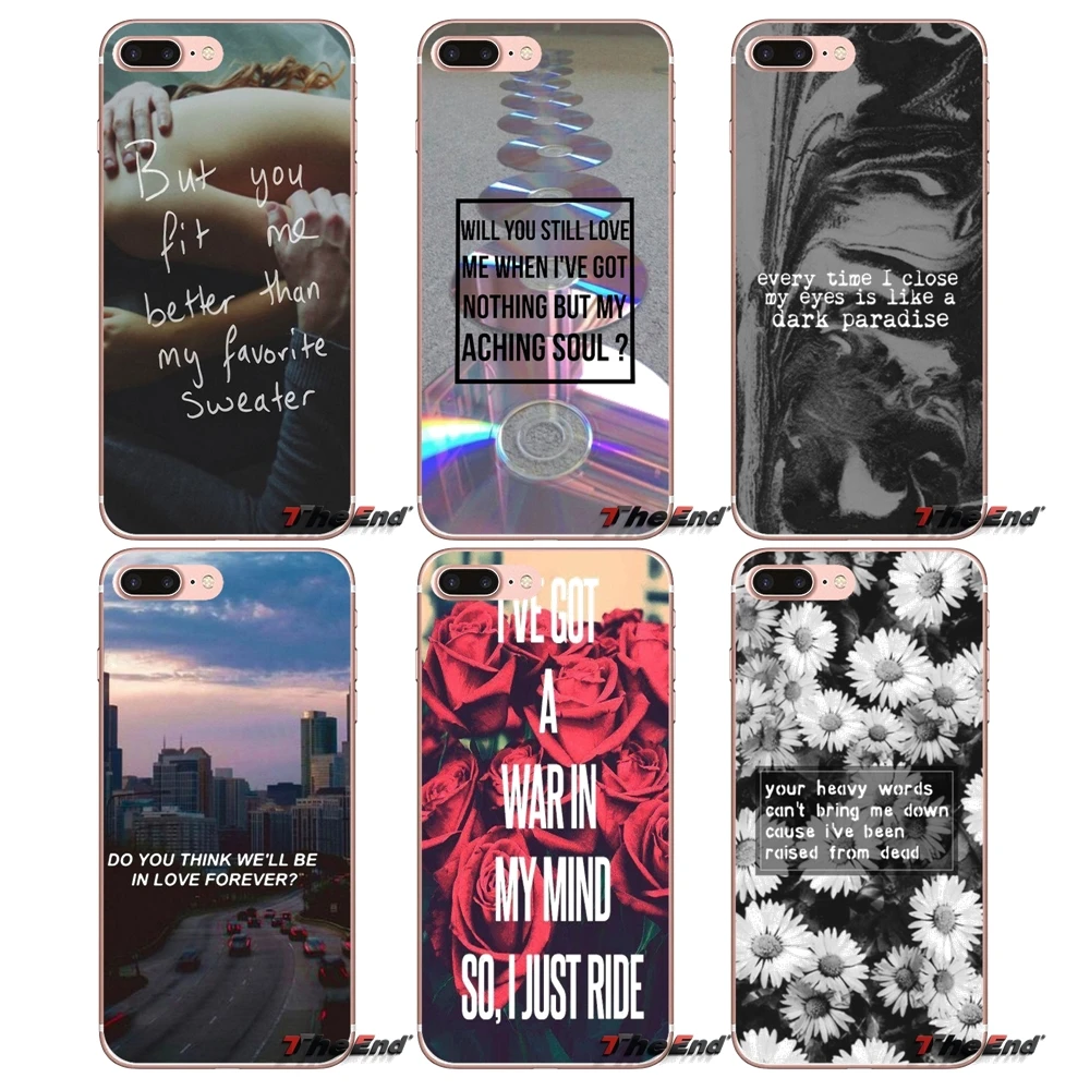 Силиконовый чехол из ТПУ для Xiaomi Redmi 4 3 3S Pro Mi3 Mi4 Mi4i Mi4C Mi5 Mi5S Mi Max Note 2 lana del rey lyric Quote |