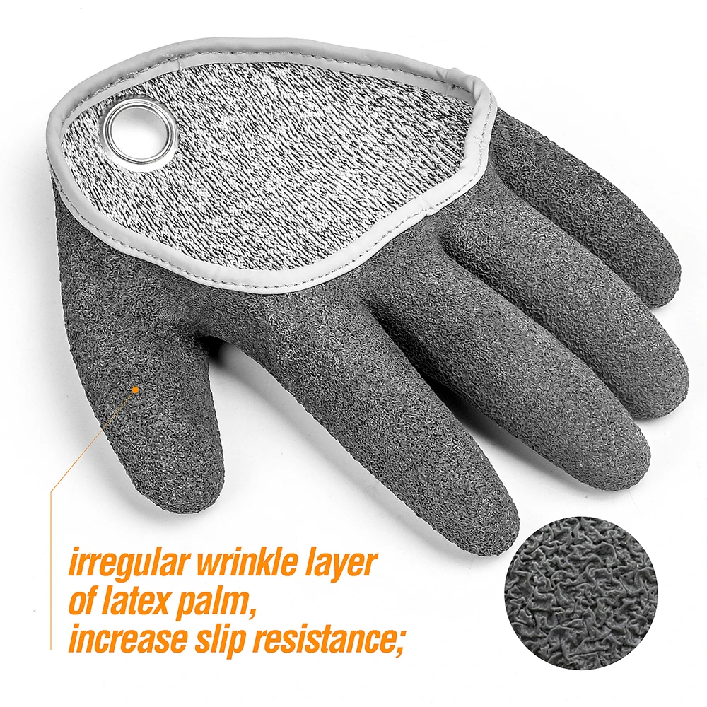 Fishing Gloves Full Finger Neoprene PU Breathable Leather Warm Pesca Fitness Carp Fishing Accessories Winter Fishing Gloves (2)
