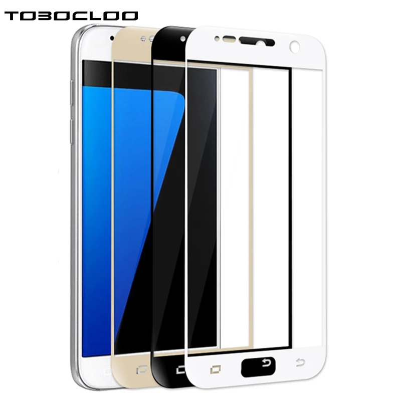 

TOBOCLOO For Samsung Galaxy A3 A5 2017 J3 J2 J5 J7 Prime 2016 S7 Full Coverage Body Screen Toughened Premium Tempered Glass