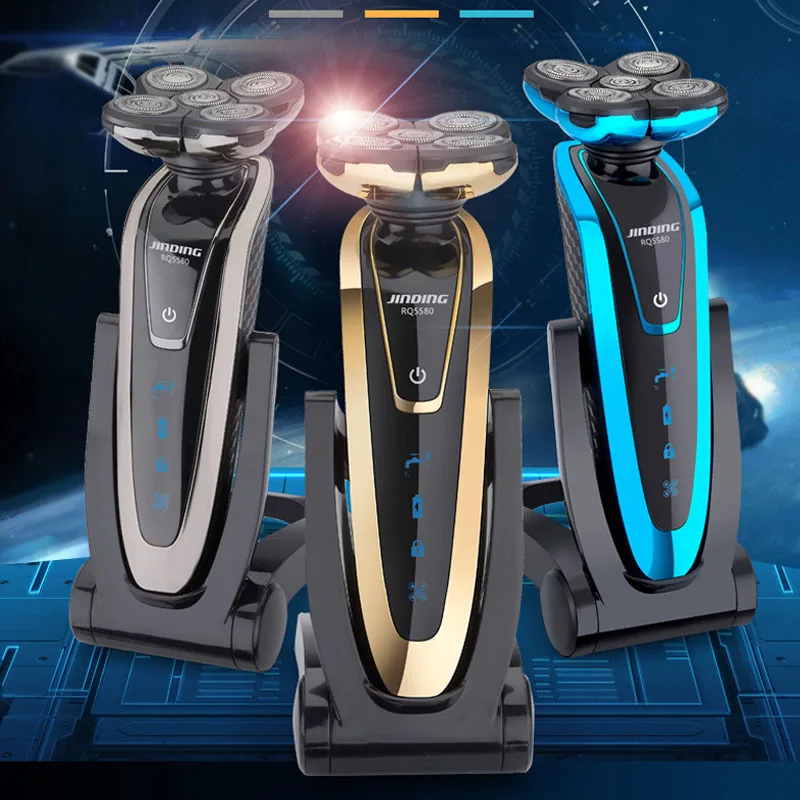 Kemei Shaver Men Bread Trimmer Rechargeable Electric Shaver Razor Floating Blades Razor Body Washing Hair Removal Epilator Kemei Shaver Men Bread Trimmer Rechargeable Electric Shaver Razor Floating Blades Razor Body Washing Hair Removal Epilator