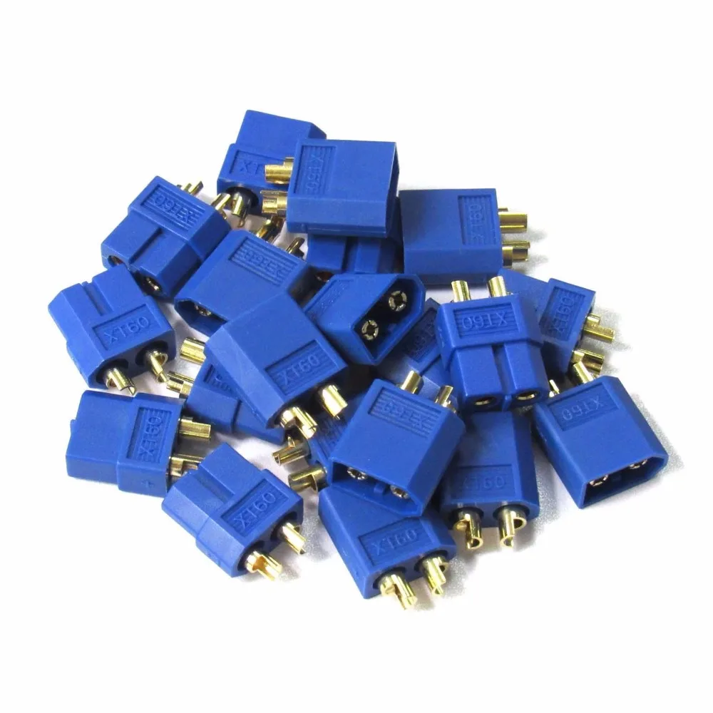

Blue XT60 Connector Plug Male Female for RC Lipo Battery ESC Motor Quadcopter