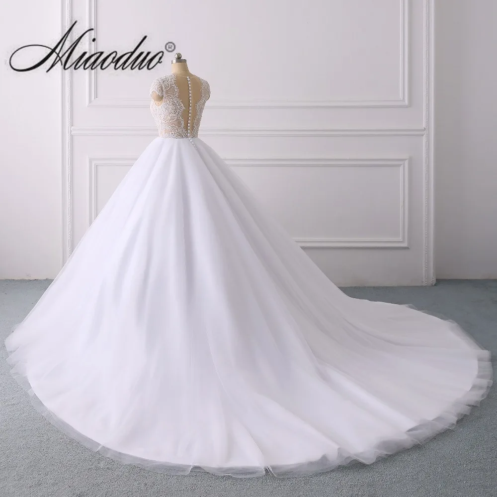 Белое Бальное платье принцессы, свадебные платья с рукавами-крылышками, Vestido de Noiva branco размера плюс hochzeitskleid trouwjurken