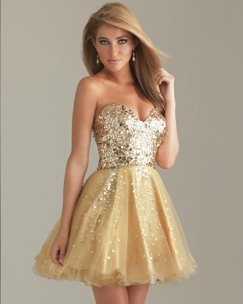 sparkly tight homecoming dresses