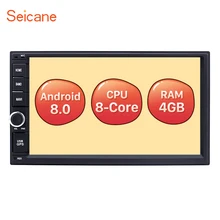 Seicane 7 “Android 8,0 8-Core Процессор автомобиля Радио Bluetooth gps для TOYOTA универсальный с 4 ГБ Оперативная память поддержка 4 г WI-FI USB SD OBD2 TPMS DVR