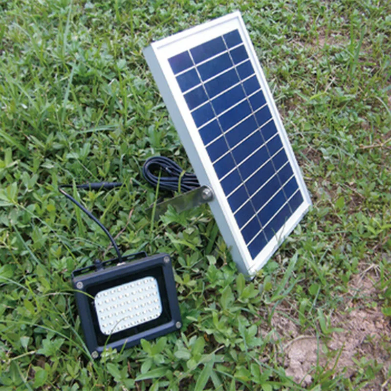 Водонепроницаемый уличный прожектор на солнечных батареях 54 SMD|flag light|solar