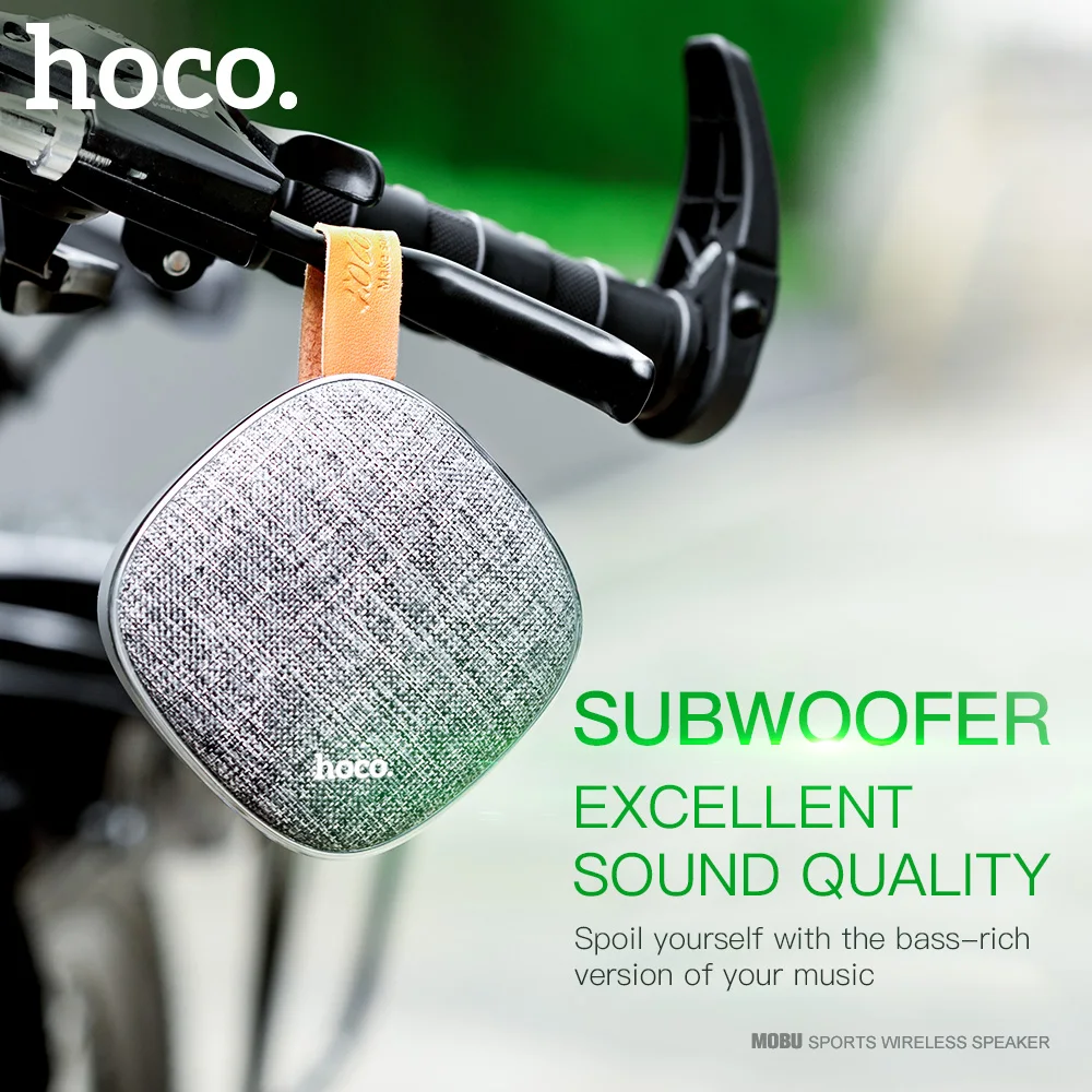 

HOCO Portable Outdoor Wireless Car Bluetooth Speaker BS9 Sport Speaker for iPhone xiaomi Samsung MP4 with TF Audio Player Music
