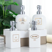 Северная Европа бутылки Creramics мыло диспенсер набор Bathtoom аксессуары для рук мыло диспенсер
