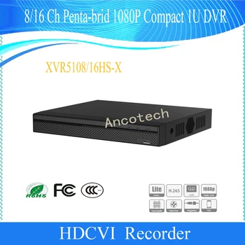 

Dahua Original 8Channel Penta-brid 1080P Compact 1U DVR DH-XVR5108HS-X