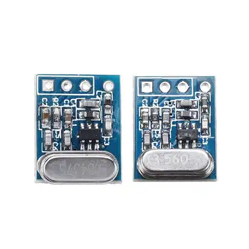 

LEORY 1PC 315/433MHz Wireless Transmitter Module ASK Wireless Module for Smart Home