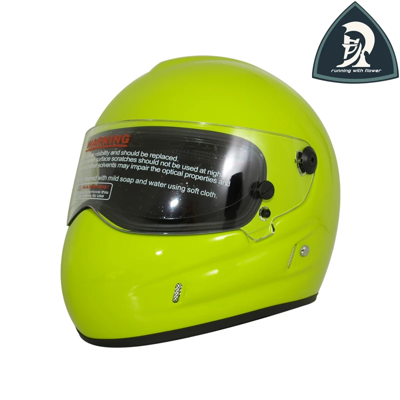 2016 New Yellow ATV Helmet Safety Fiber Glass Motorcycle Full Face