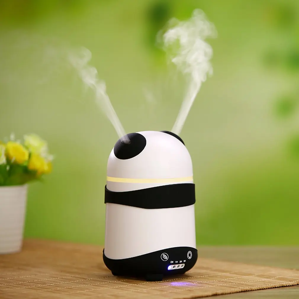 

Creative Double Fog Panda Aromatherapy Machine Large Capacity Colorful Humidifier Aromatherapy Machine