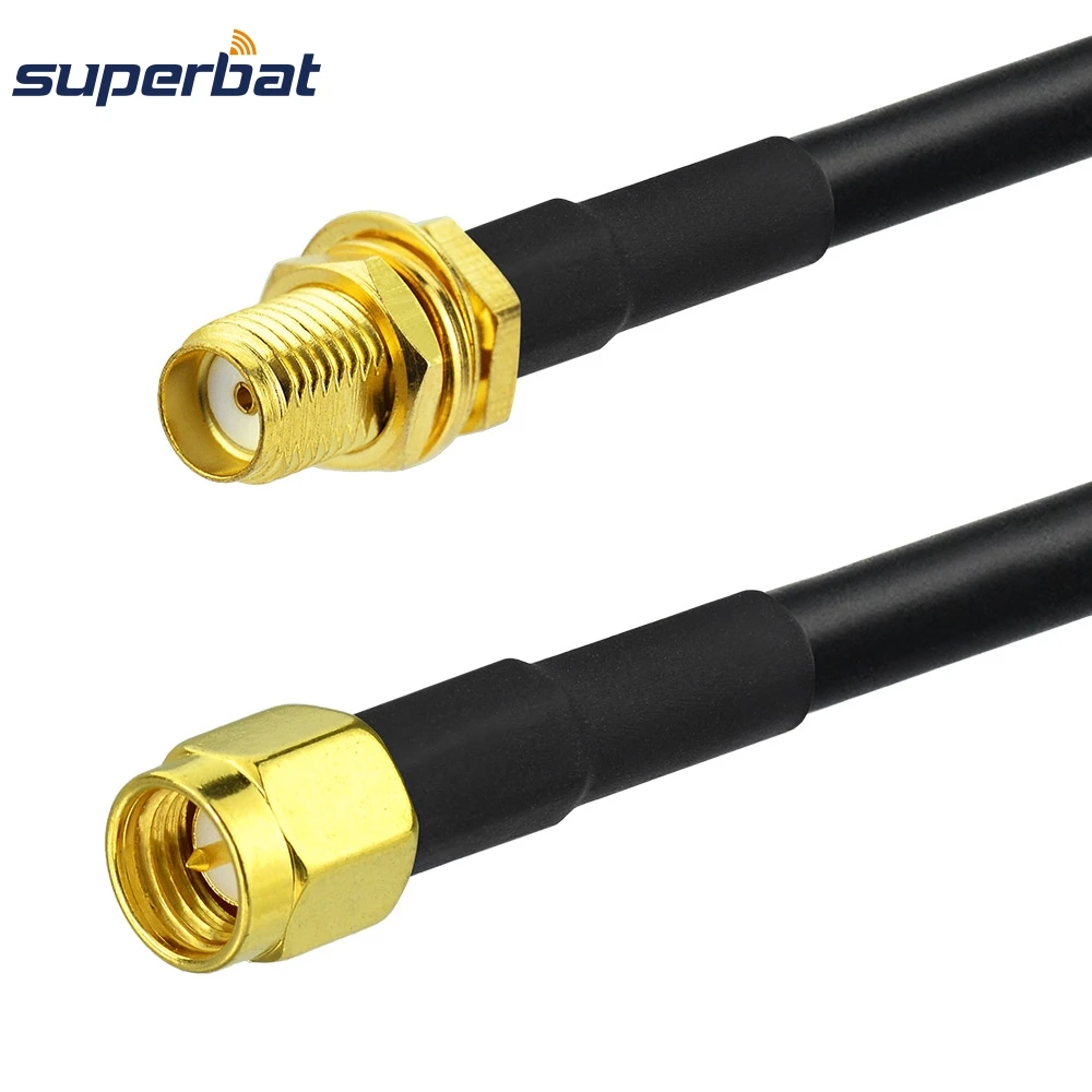 Антенный кабель Superbat LMR195 6 футов прямой штекер SMA на разъем 2 м - Цена: 691,66 руб.