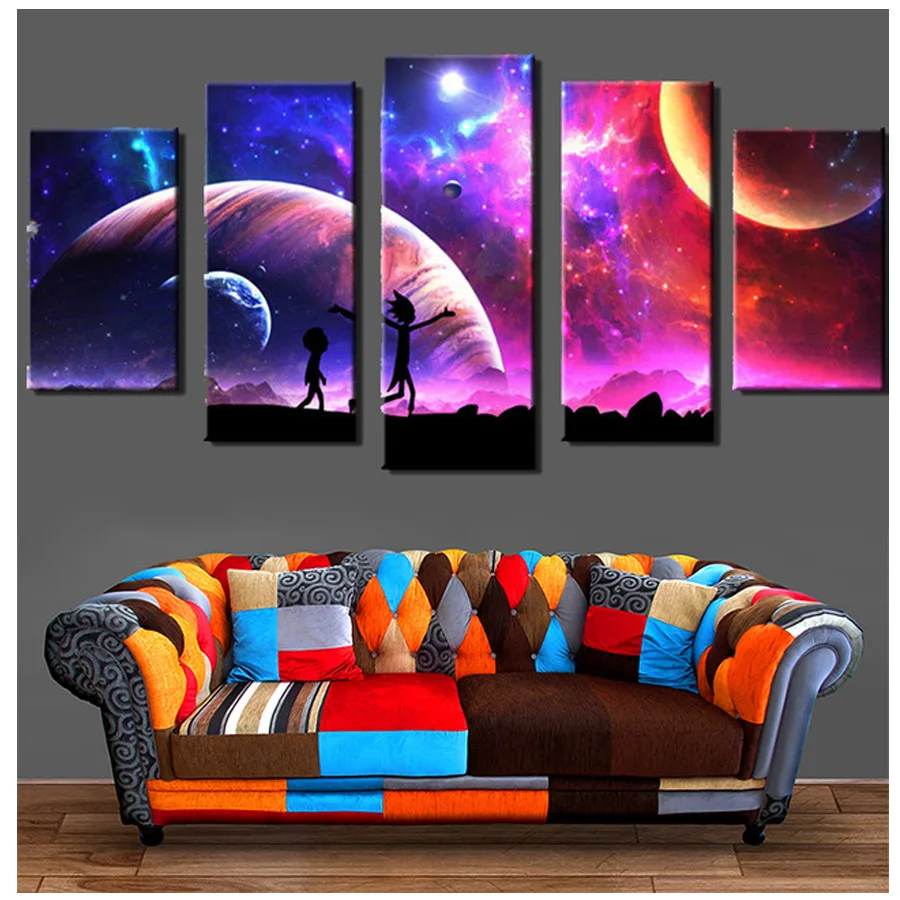 

kufwkey 5D diy Diamond embroidery Rick And Morty 3D diamond painting Cross Stitch full drill Rhinestone mosaic Multi-picture,art