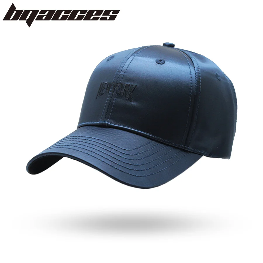 

[BQACCES] Fashion Solid Color Strapback Caps Embroidery Letter New York Hip Hop Baseball Cap Adjustable Sun Hats Bone Gorras
