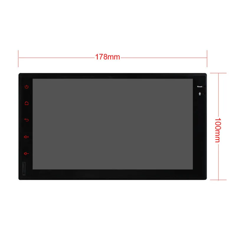 Excellent HD 1024*600 Android 8.1 Head Unit On-Board Computer Double 2 din 2din Universal Car Radio Stereo Autoradio Multimedia Player GPS 4
