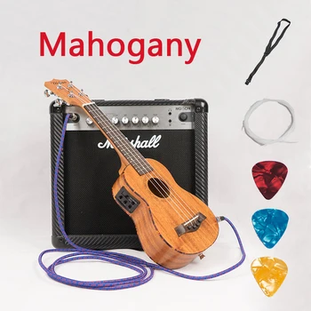 

Soprano Concert Acoustic Electric Ukulele 21 23 Inch Guitar 4 Strings Ukelele Guitarra Handcraft Guitarist Mahogany Plug-in Uke