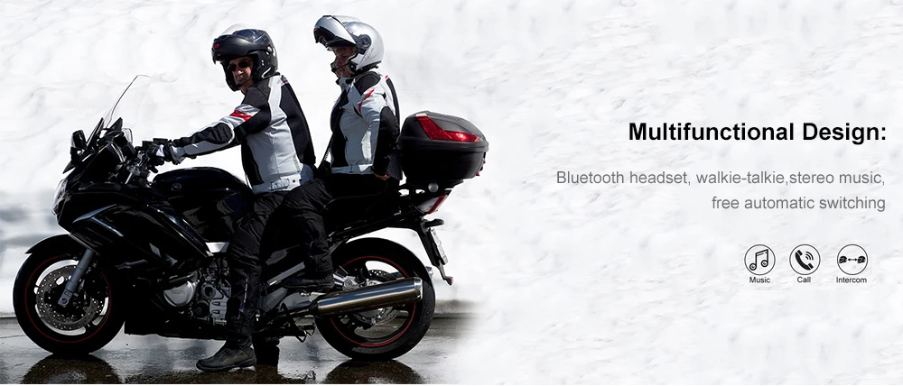 BT - S3 Multifunctional Motorcycle Bluetooth Interphone