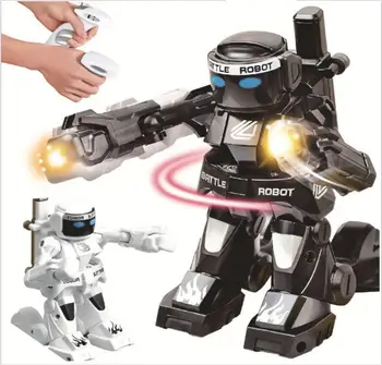 

2.4G somatosensory telecontrol robot toy parent child double combat combat foreign trade robot model