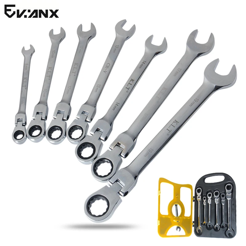 Buy 8 19mm Ratchet Wrench Set Universal Key Torque