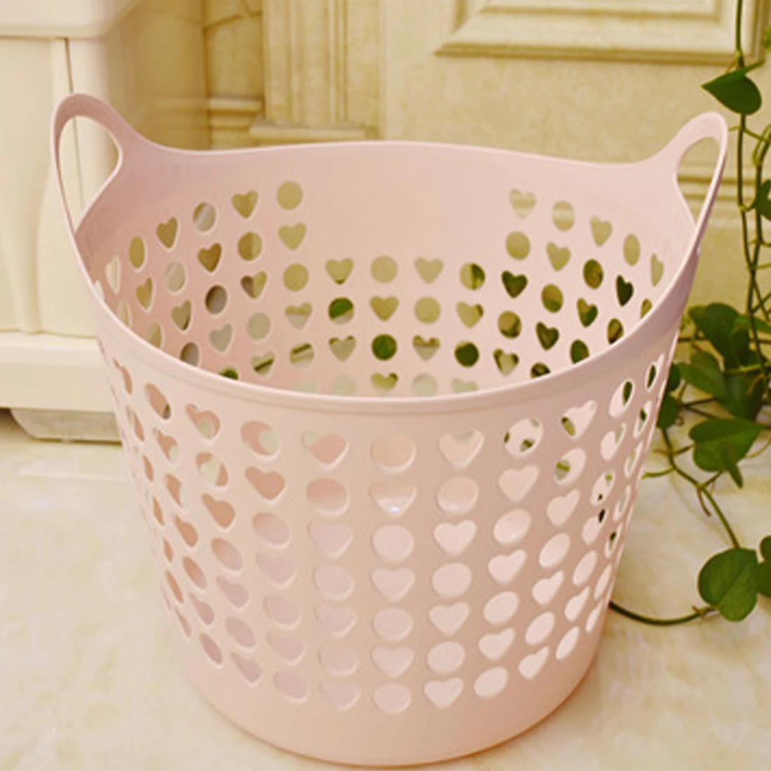 Household Hollow out Laundry Cloth Toy Storage Bucket Dirty Clothes