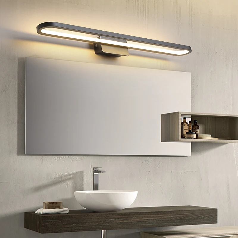  Black/White Modern Mirror Lights Anti-fog LED Bathroom lights dressing table/toilet/bathroom mirror - 33062502587