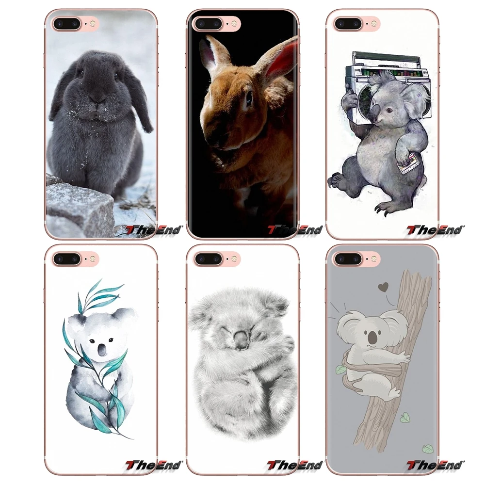 

TPU Transparent Cases Covers For Huawei Mate Honor 4C 5C 5X 6X 7 7A 7C 8 9 10 8C 8X 20 Lite Pro Cute Mr Koala Easter Bunn Rabbit