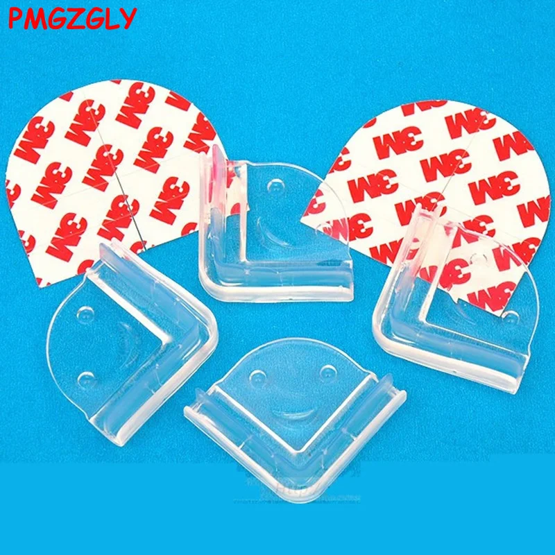 4pcs Anti-collision Transparent Protector Cover Desk Furniture Edge Corner Guards Kids Baby Table Corner Guards Child Safety