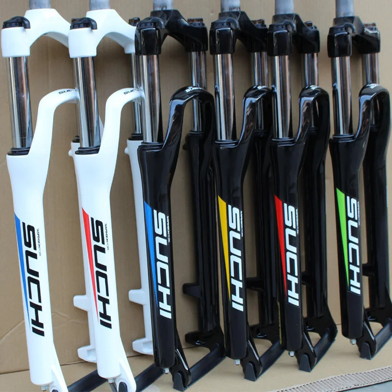 

SUCHI aluminum alloy plating fork 26 inch mountain bike lock front fork bicycle front fork
