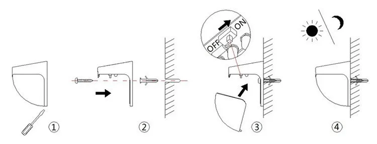 Wholesale Solar Power Panel 6 LED Fence Gutter Light for Outdoor Garden Wall Lobby Pathway Lamp Cold White Free shipping (8)
