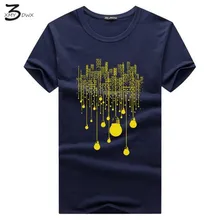 XMY3DWX мода Летние мужские slim fit хлопок круглым воротом с коротким рукавом Футболки/Мужской Европейский стиль досуг печать Футболки
