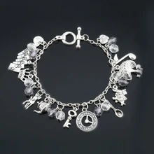 HANCHANG, модные браслеты, аксессуары, грибной колокольчик, браслеты, Алиса в стране чудес, подвески, браслеты для женщин, девушек, подарки