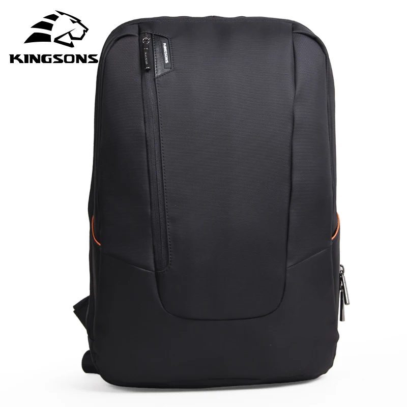 Kingsons водонепроницаемый мужской рюкзак деловой рюкзак для путешествий Черный мужской рюкзак большой рюкзак для ноутбука 15,6 дюймов