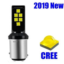 1 шт. 1157 P21/5 Вт BAY15D 12 SMD Cree чип светодиодный автомобильный Задний стояночный фонарь Передние поворотники авто тормозные лампы DRL Дневной ходовой светильник